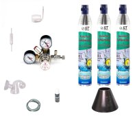 CO2 Anlage Hiwi 425 Profi mit Wassersprudler-Flasche (kompatibel zu Sodastream u.a.)