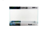 BLAU Cubic Aquascaping Rechteck 80 Liter Weißglas...