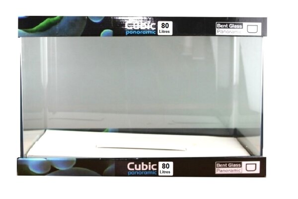 BLAU Cubic Nano Rechteckbecken 80 Liter Floatglas 62x36x36 cm