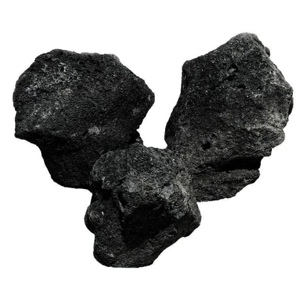 OrinocoDeco Lava Stein, schwarz 1kg